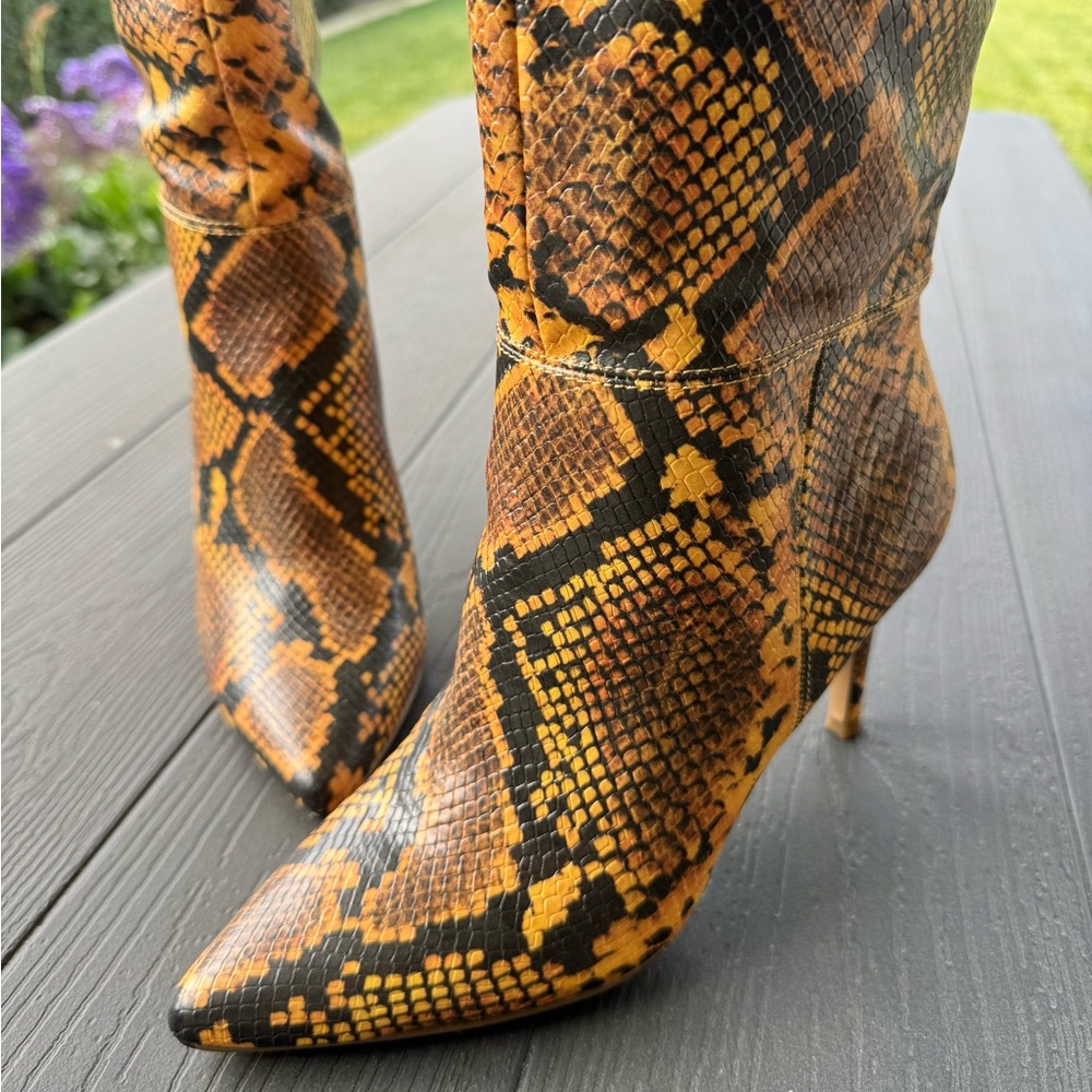 Steve Madden python long boots
